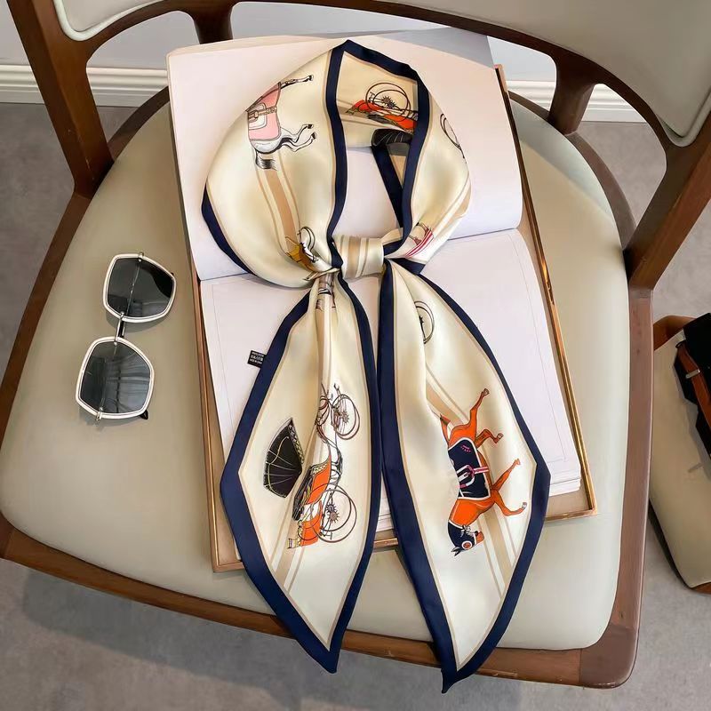 Luxury Bags China - Sciarpa per copricapo skinny in seta